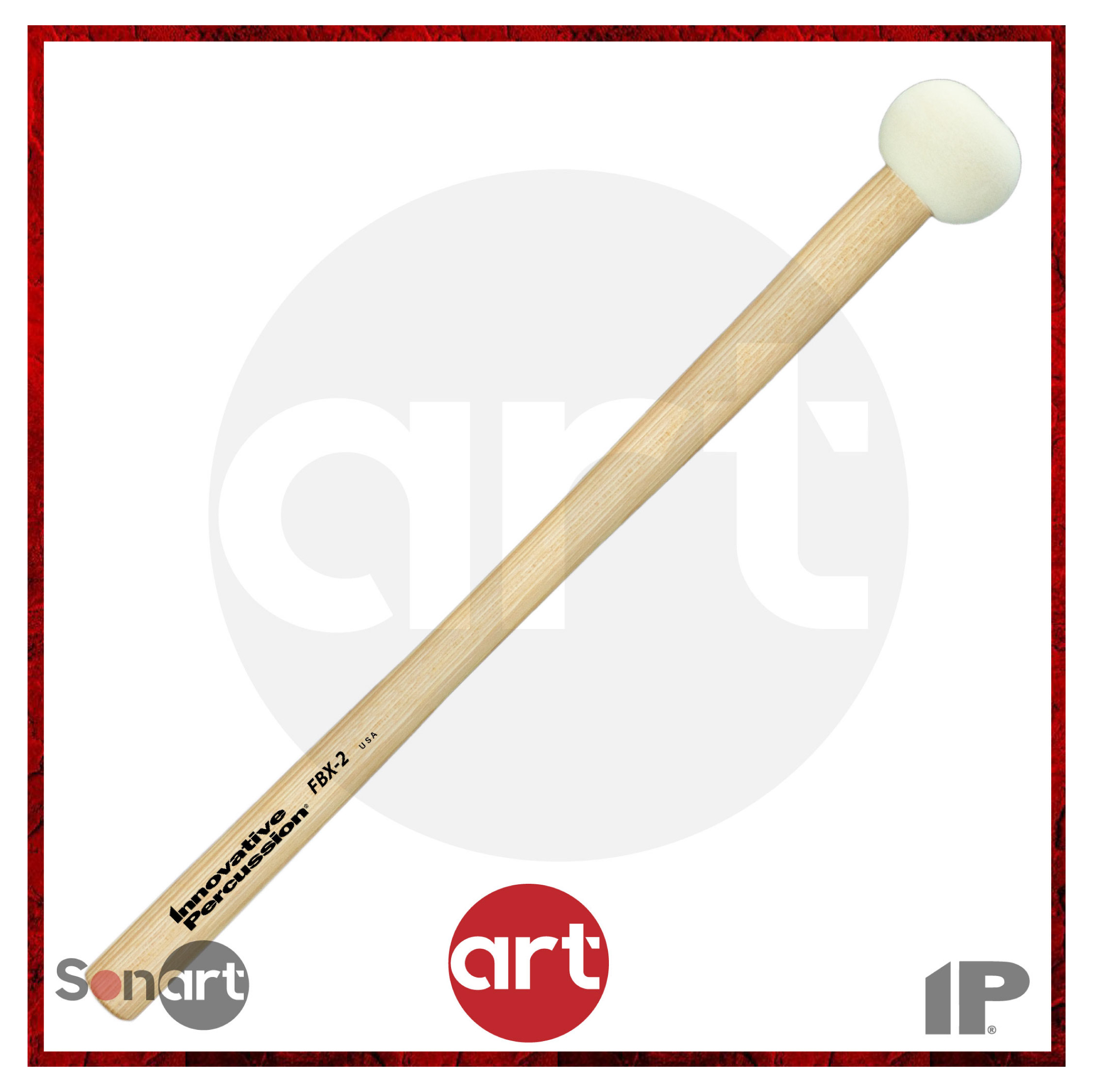 Mazos para Bombo Marching IP FBX-2 Field Series Mango Cónico Duro