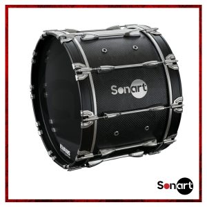 Bombo Marching Sonart BBPS-18FC 18"x14" Acabado Fibra de Carbono