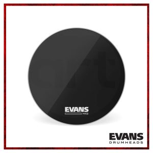 Bombo Marching Evans MX2 16" Negro - Parche para Marcha