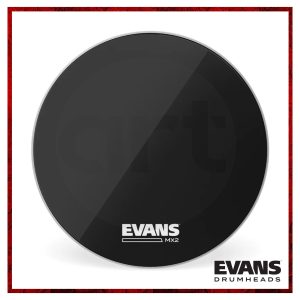 Bombo Marching Evans MX2 24" Negro Ref. EV-MX2N24BB