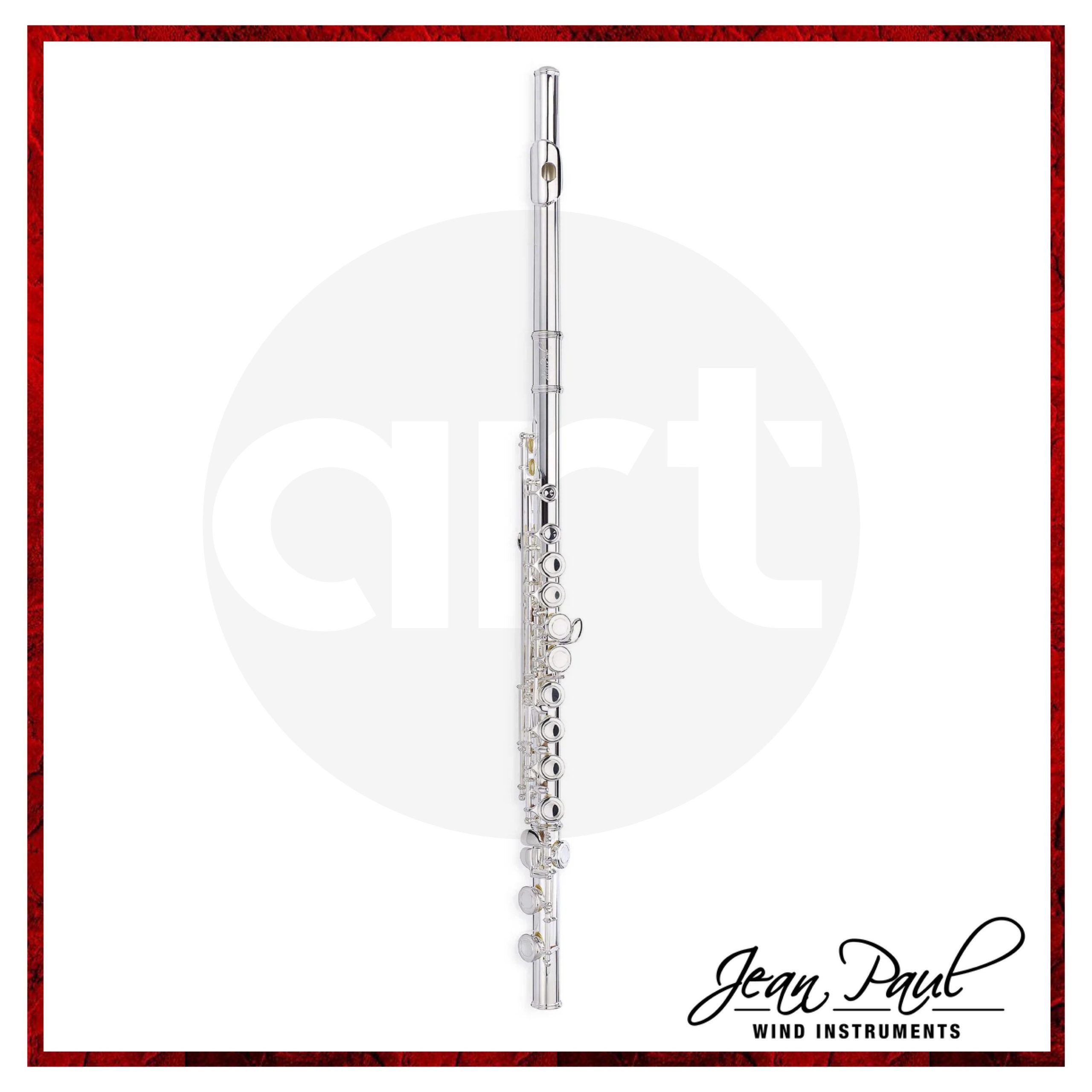 Flauta Jean Paul FL-220 de estudio, acabado plateado