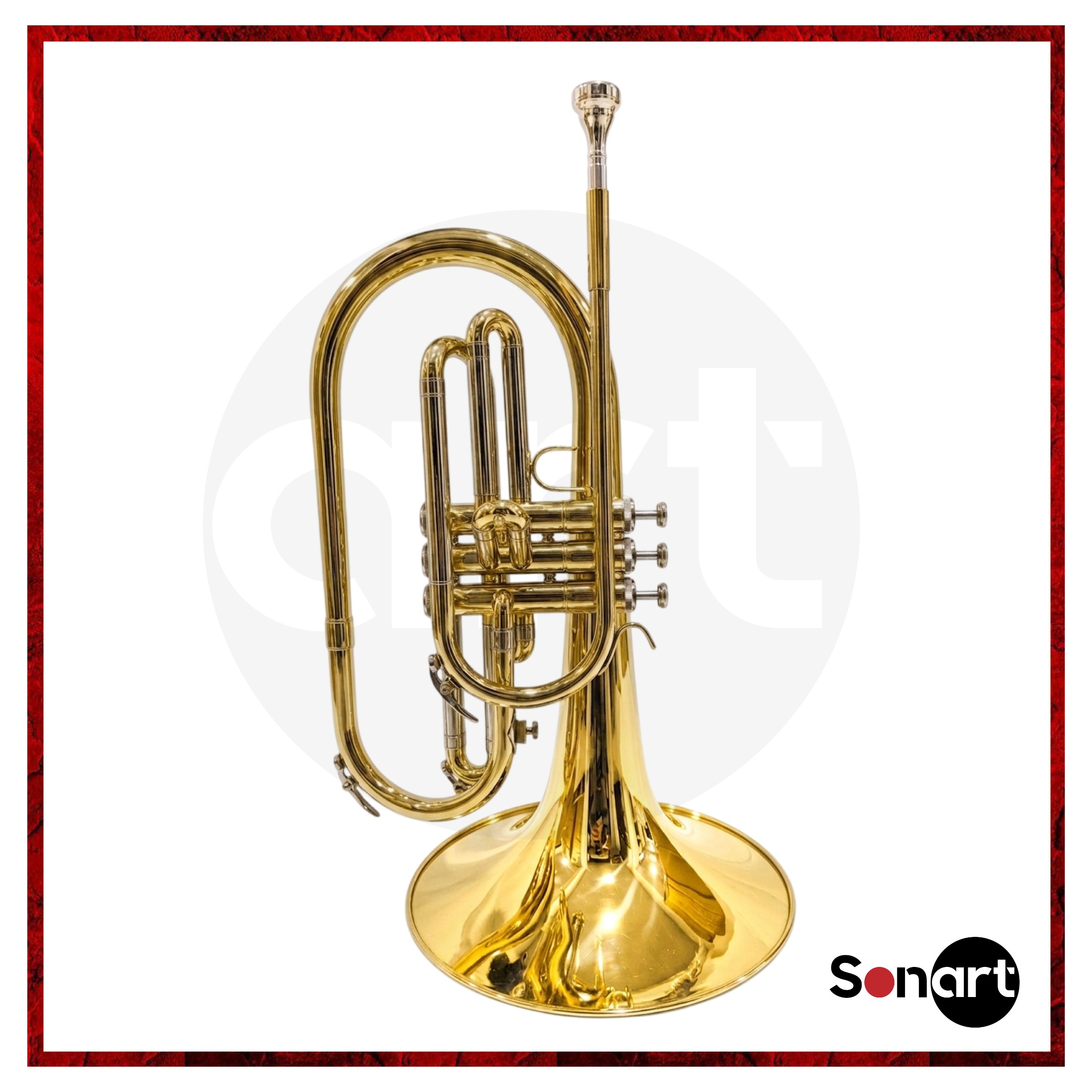 Melófono Scala Italy MELOF-LV en Fa Acabado Dorado