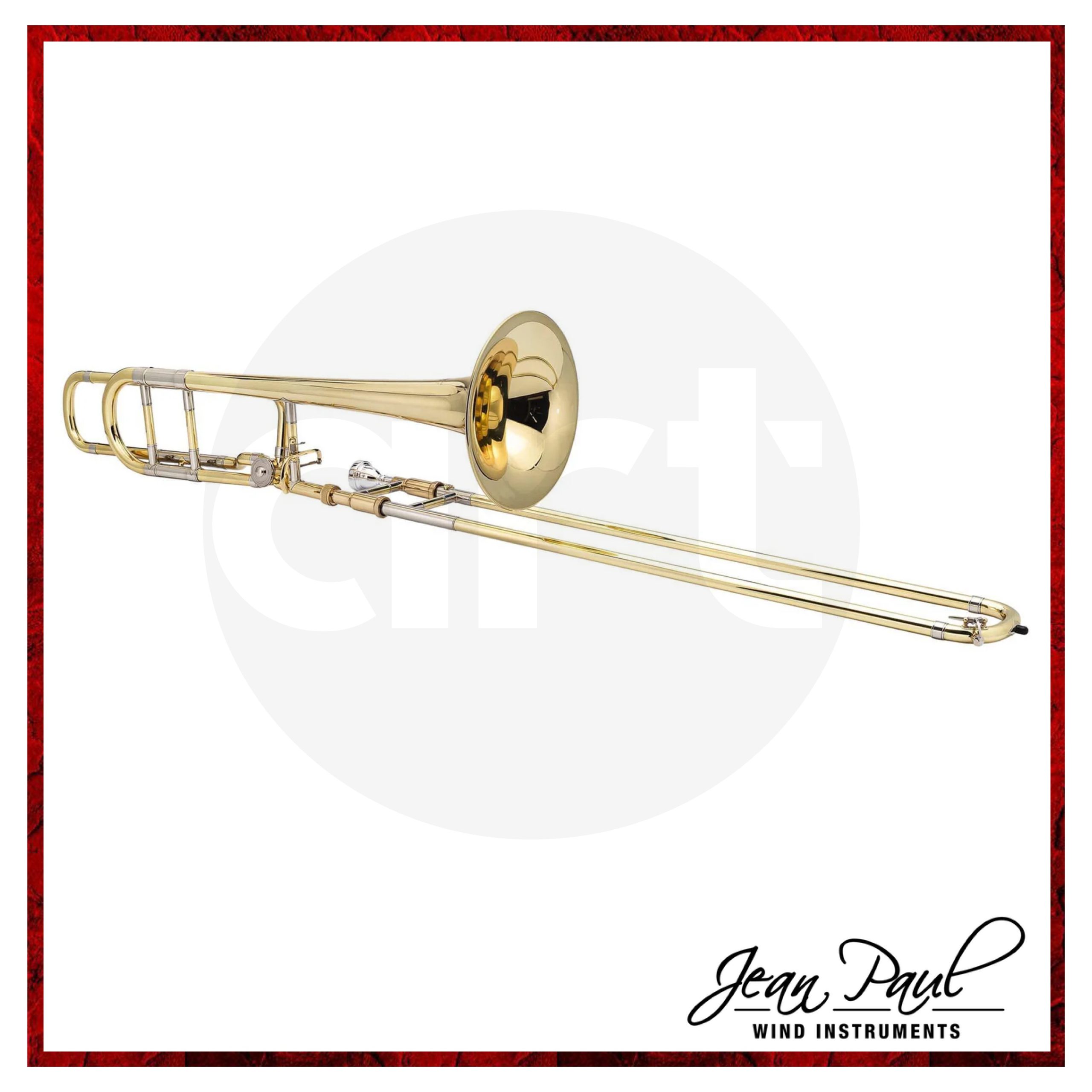 Trombón Semi Profesional Jean Paul TB-600 con gatillo en Fa y acabado dorado