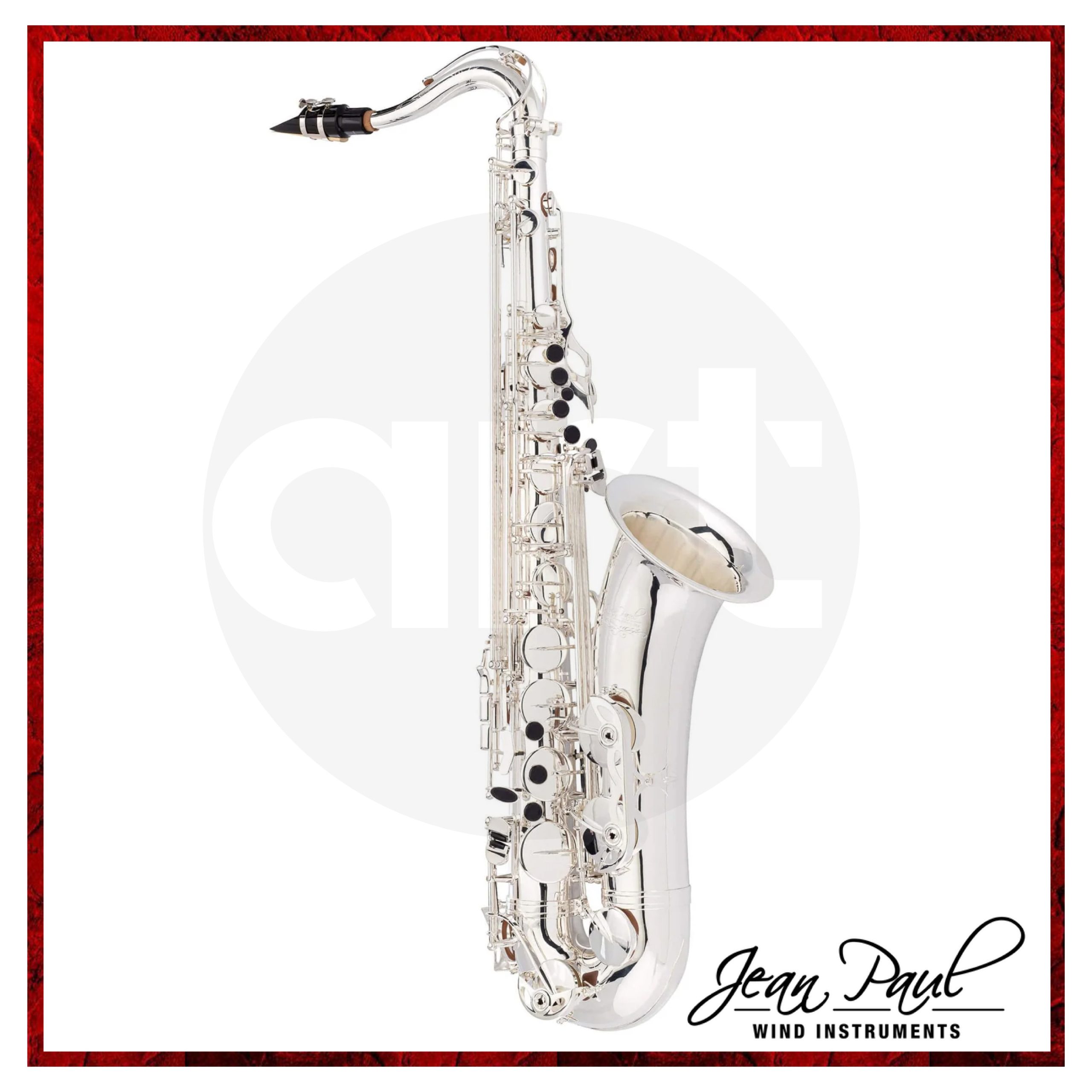 Saxofón Tenor Profesional Acabado Plateado Jean Paul TS-860S